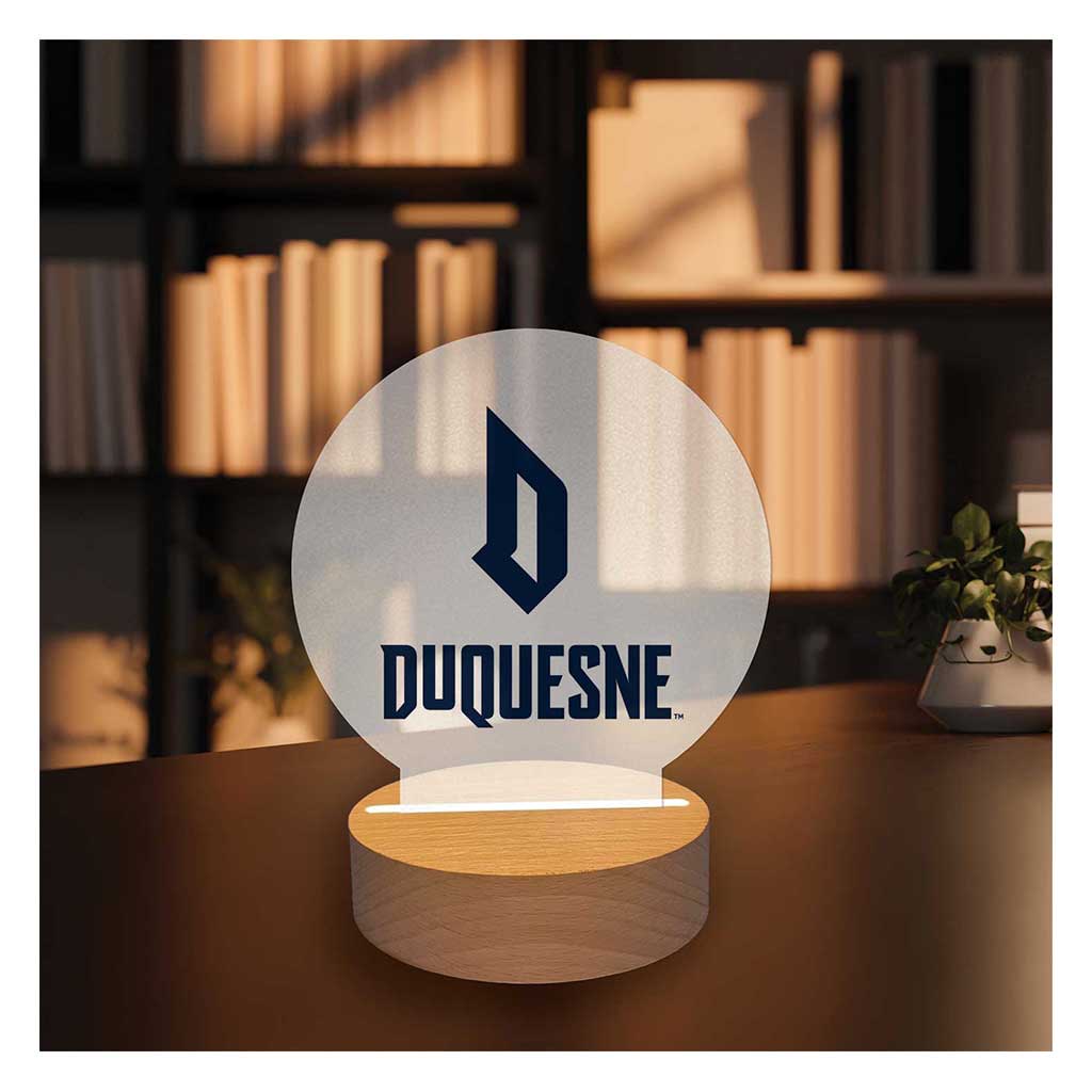 Team Logo Acrylic Light Up Bundle Duquesne Dukes
