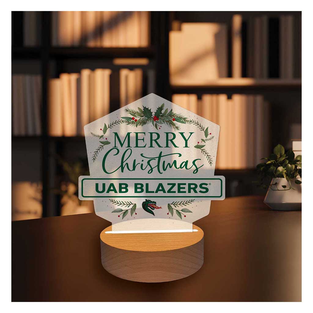 Holiday Acrylic Light Up Bundle Alabama Birmingham Blazers