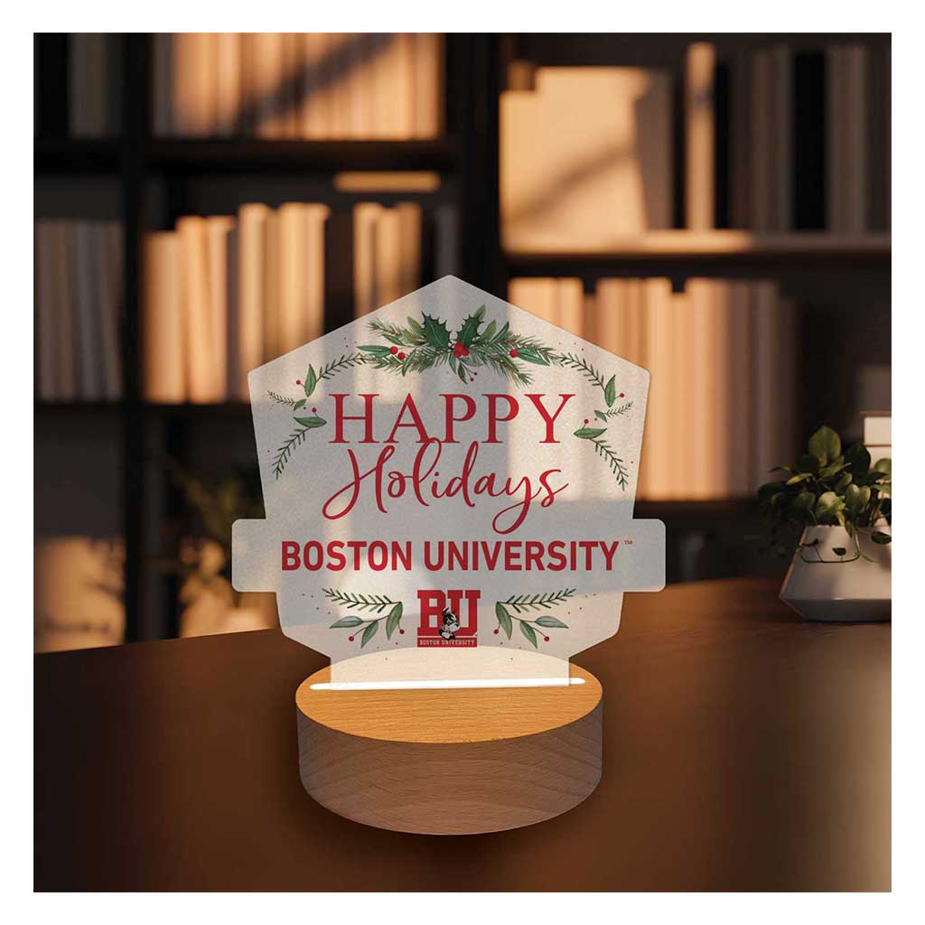 Holiday Acrylic Light Up Bundle Boston University Terriers