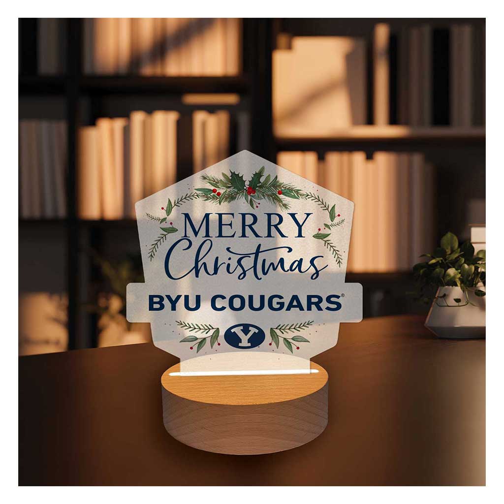 Holiday Acrylic Light Up Bundle Brigham Young Cougars