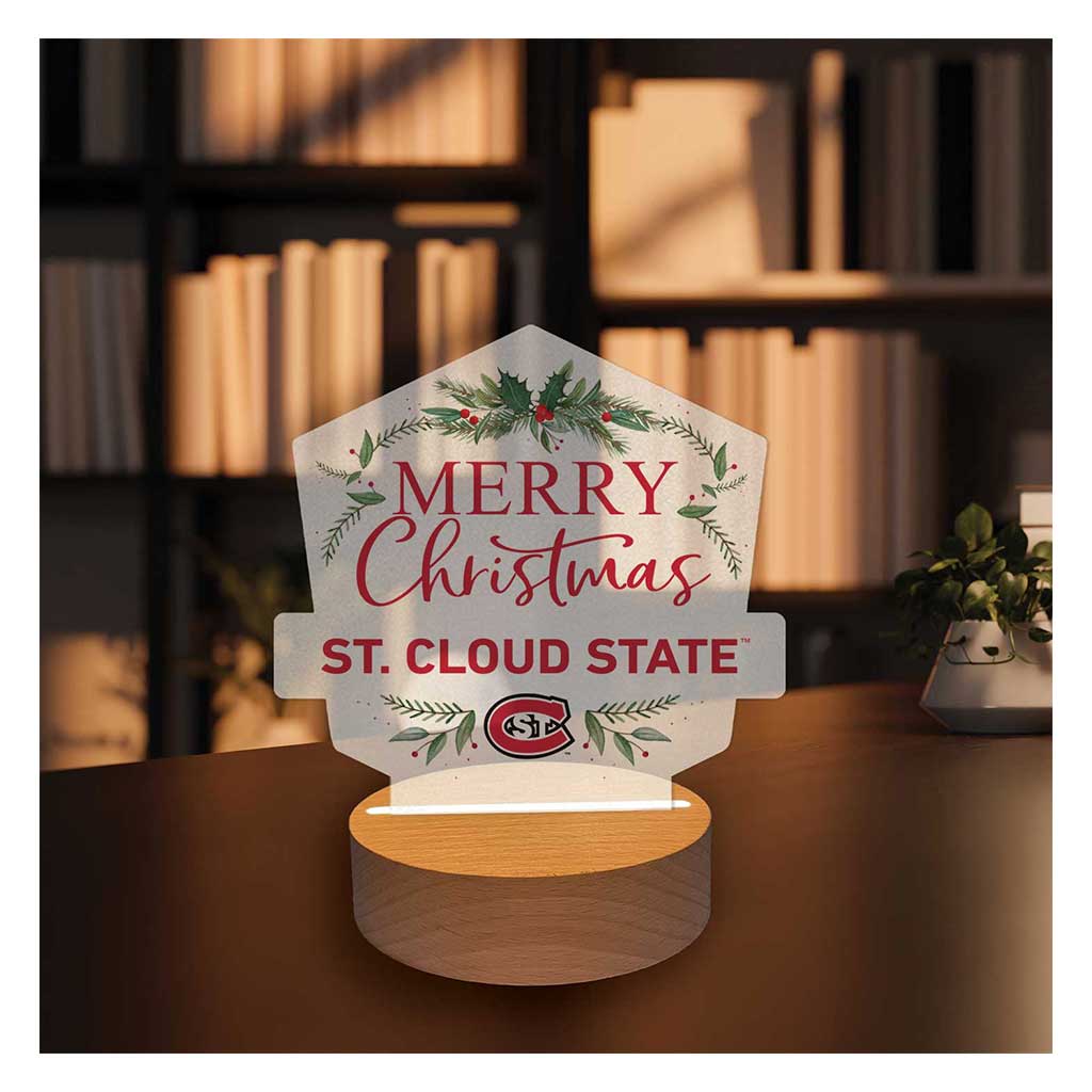 Holiday Acrylic Light Up Bundle St. Cloud State Huskies