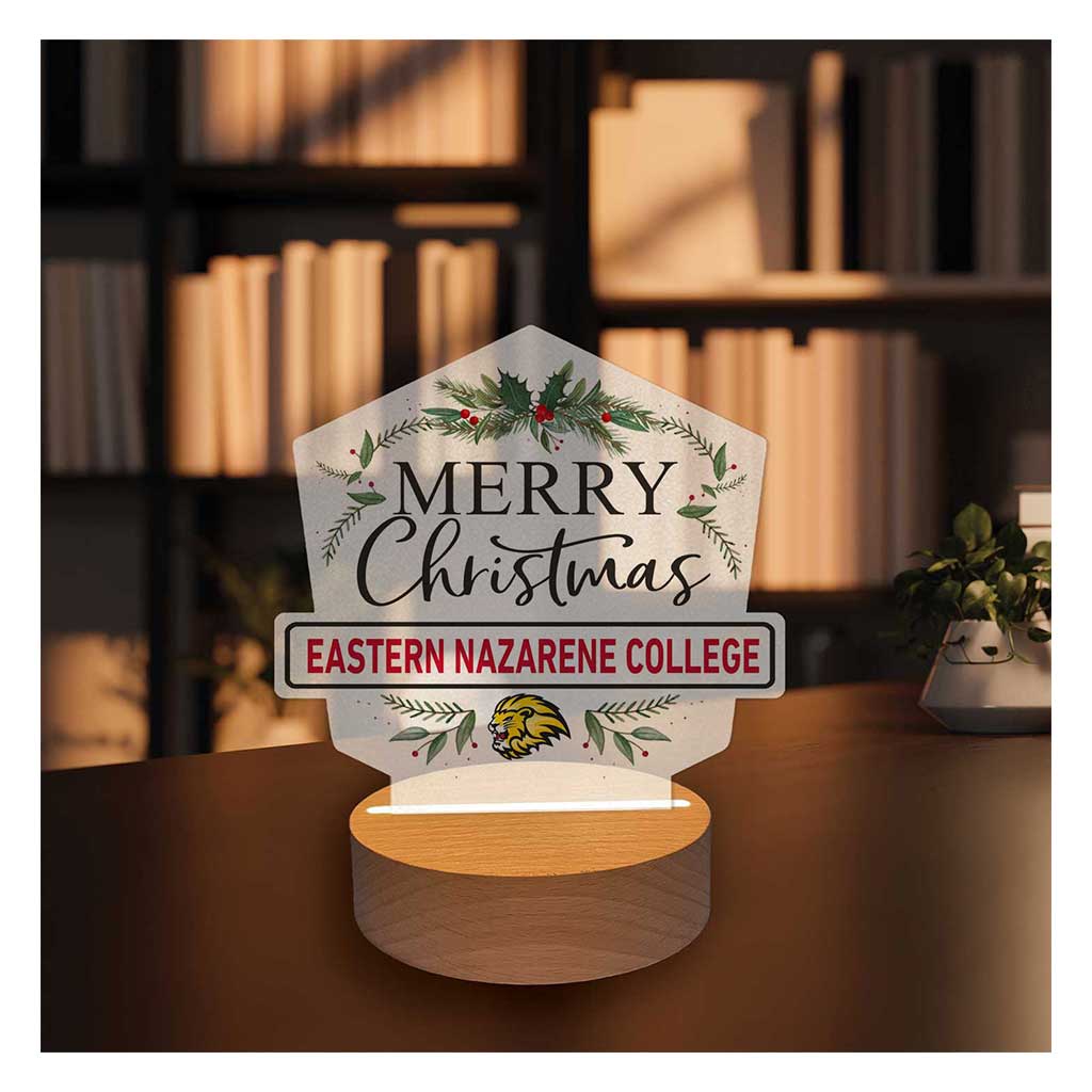 Holiday Acrylic Light Up Bundle Eastern Nazarene College Crusaders