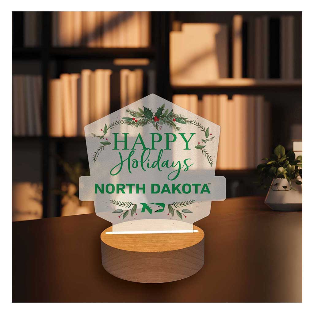 Holiday Acrylic Light Up Bundle North Dakota Fighting Hawks