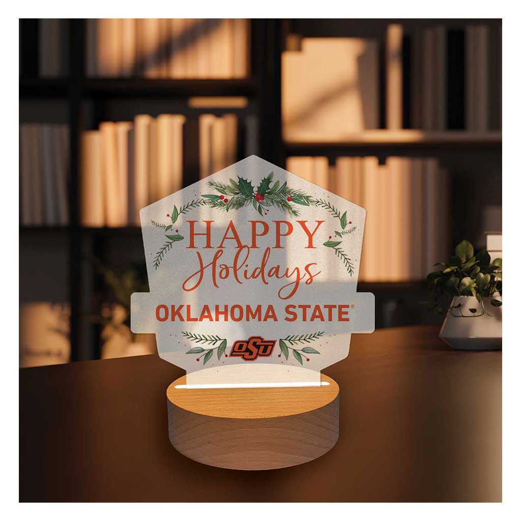 Holiday Acrylic Light Up Bundle Oklahoma State Cowboys