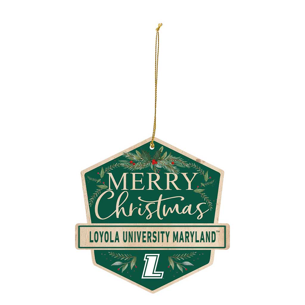3 Pack Christmas Ornament Loyola University Greyhounds