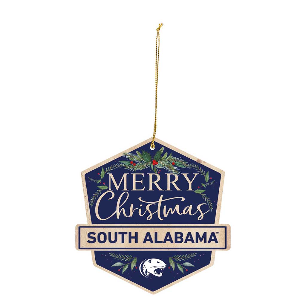 3 Pack Christmas Ornament University of Southern Alabama Jaguars