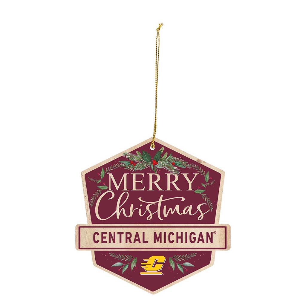 3 Pack Christmas Ornament Central Michigan Chippewas