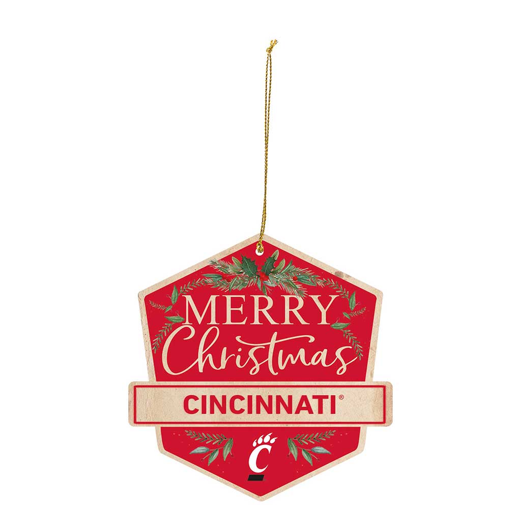3 Pack Christmas Ornament Cincinnati Bearcats