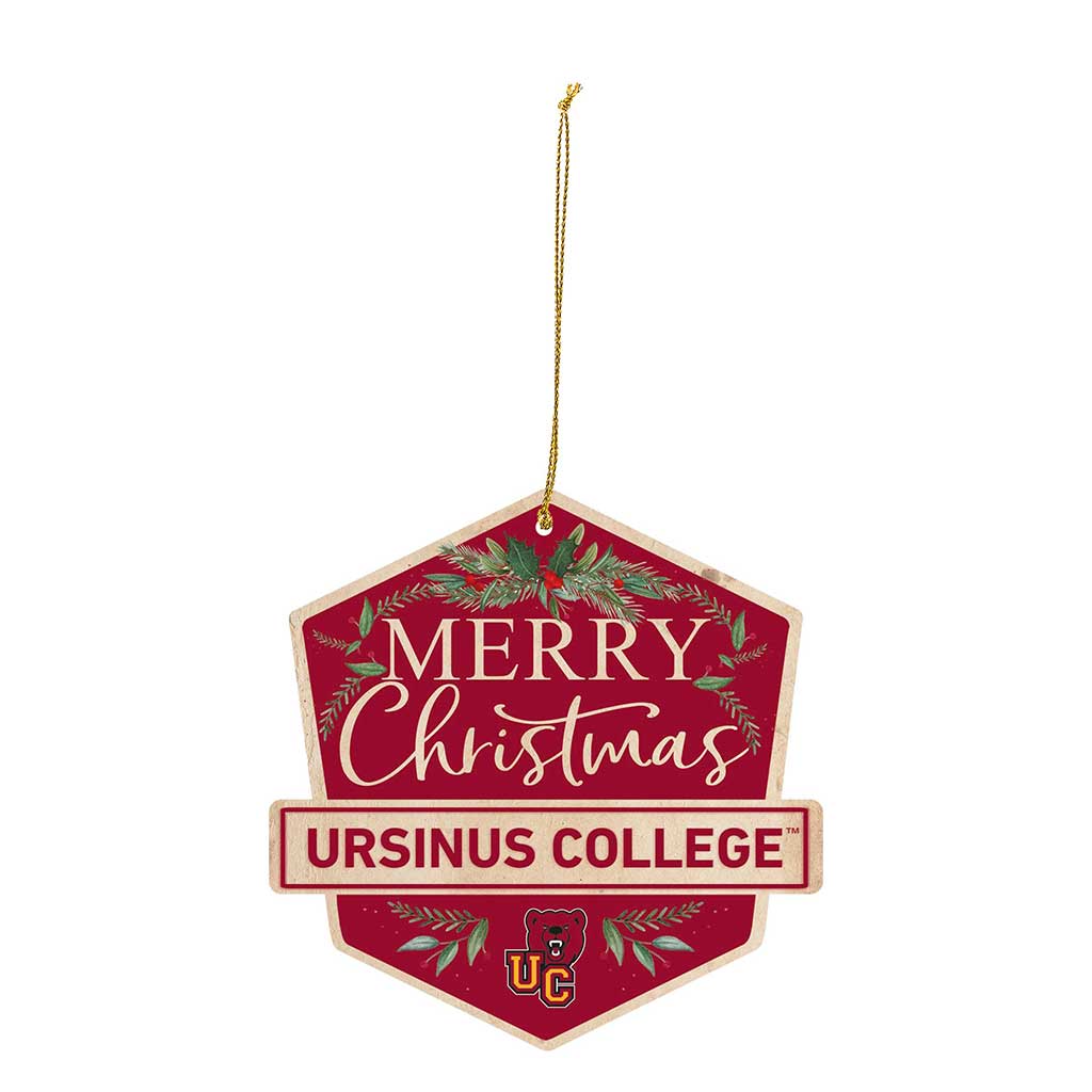 3 Pack Christmas Ornament Ursinus College Bears