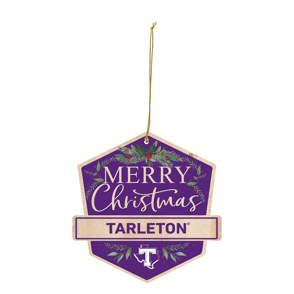 3 Pack Christmas Ornament Tarleton State University Texans