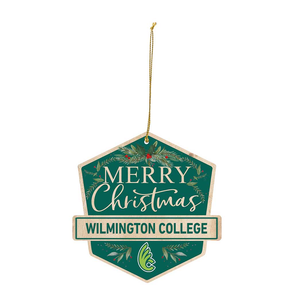 3 Pack Christmas Ornament Wilmington College Quakers