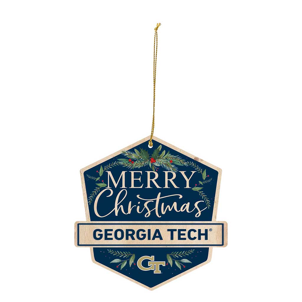 3 Pack Christmas Ornament Georgia Tech Yellow Jackets