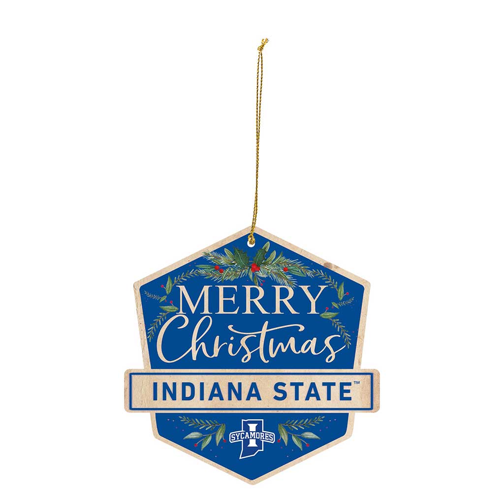 3 Pack Christmas Ornament Indiana State Sycamores
