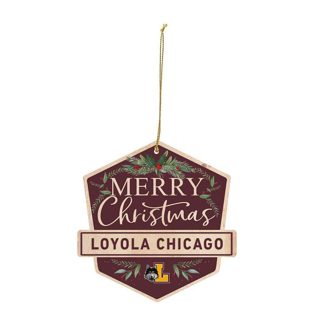 3 Pack Christmas Ornament Loyola Chicago Ramblers