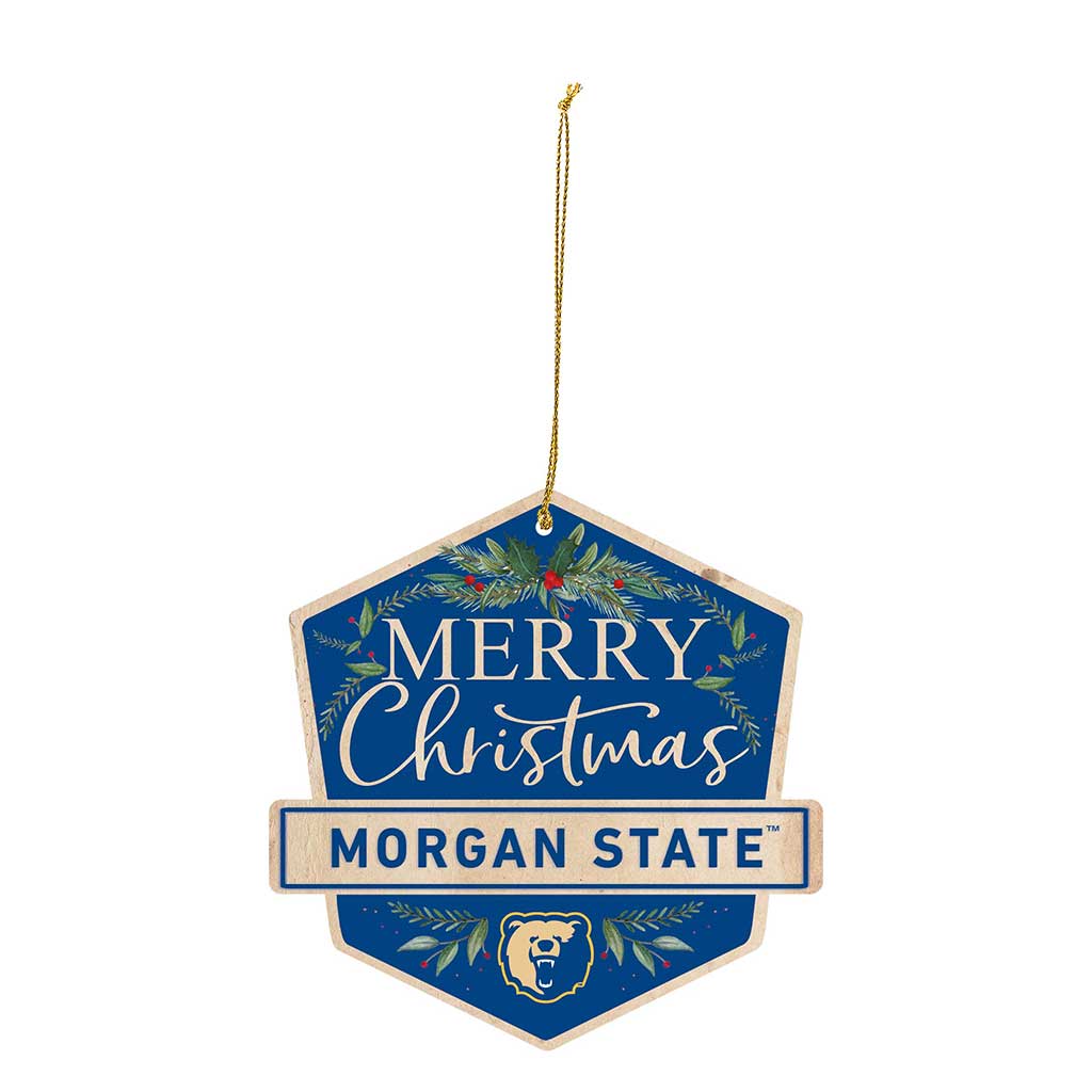 3 Pack Christmas Ornament Morgan State Bears