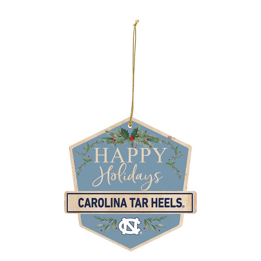 3 Pack Christmas Ornament North Carolina Chapel Hill Tar Heels