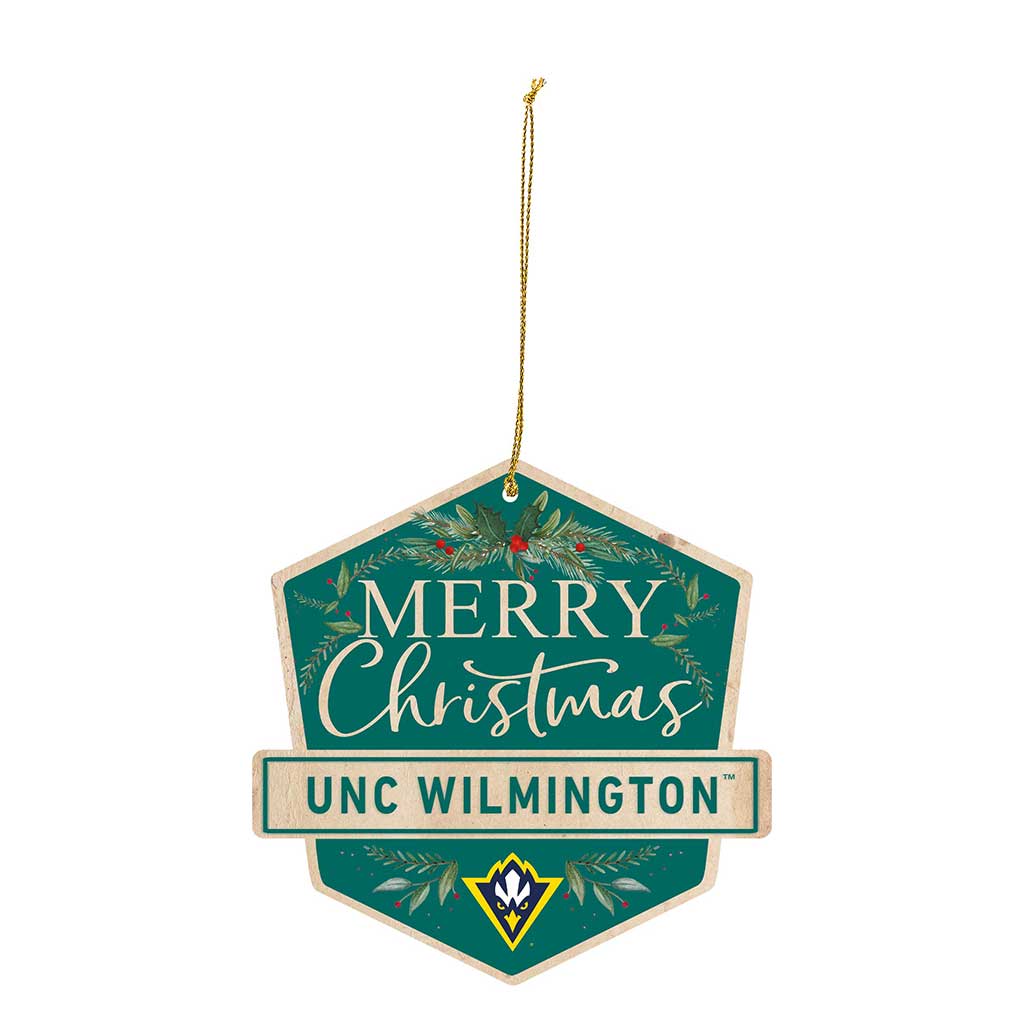 3 Pack Christmas Ornament North Carolina Wilmington Seahawks