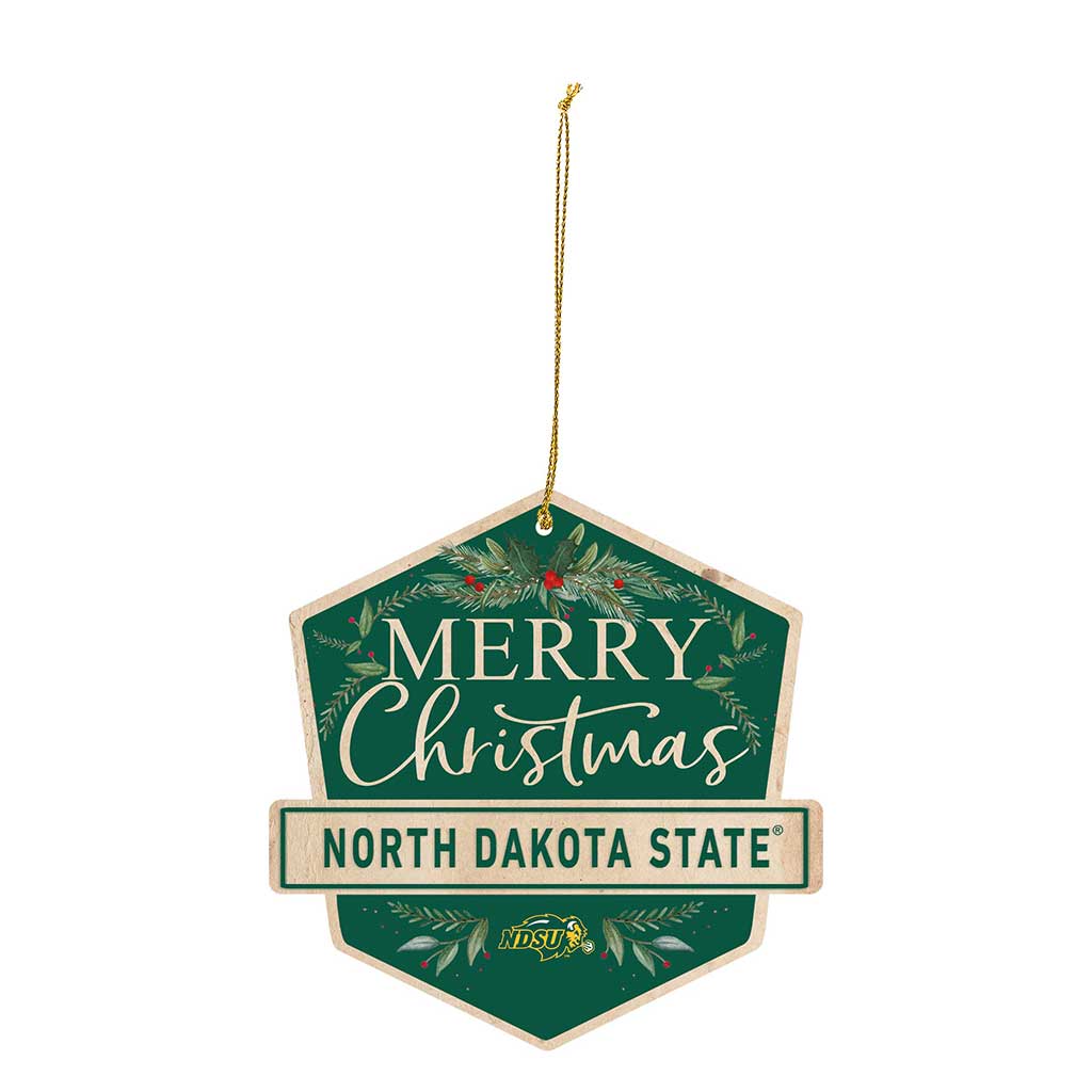 3 Pack Christmas Ornament North Dakota State Bison
