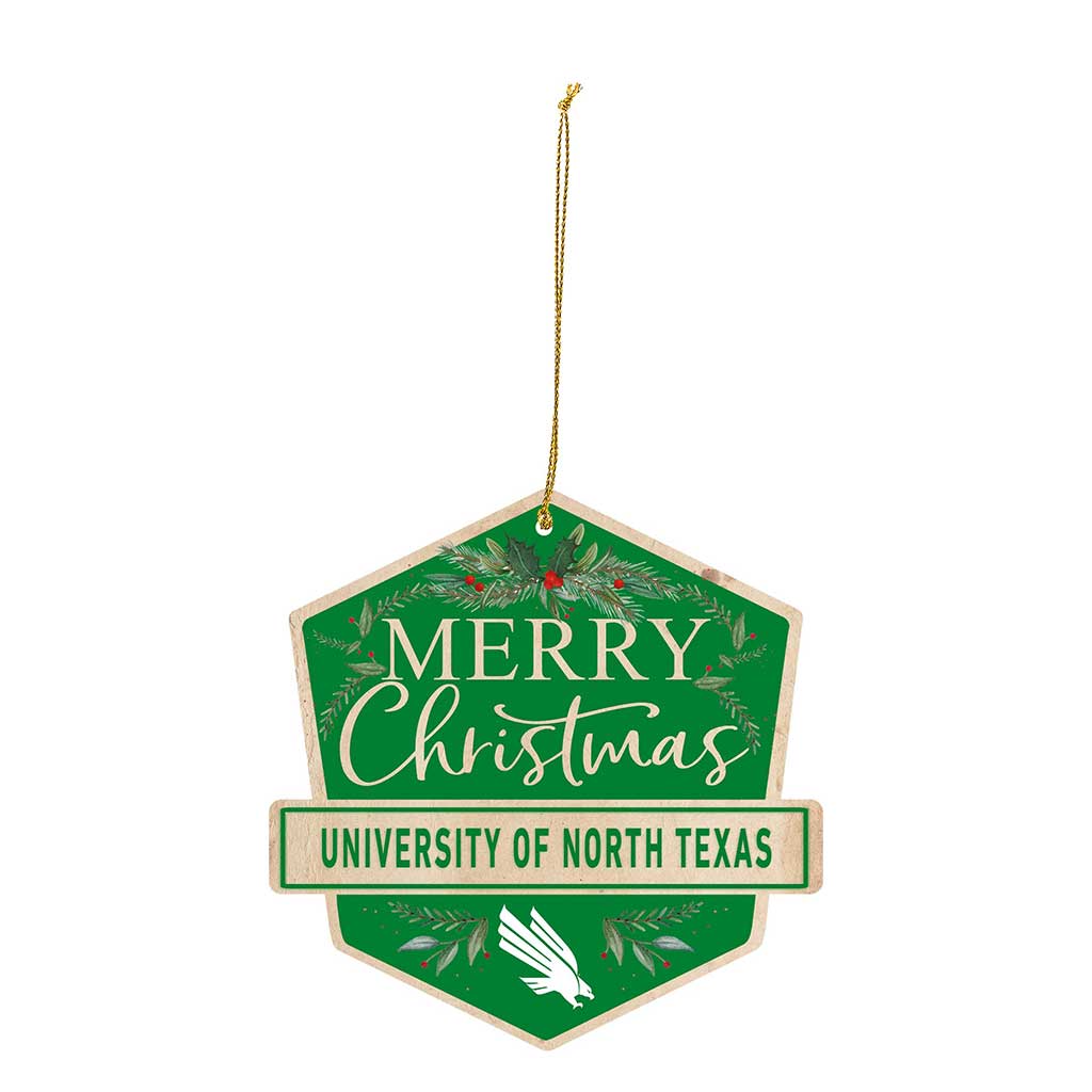 3 Pack Christmas Ornament North Texas Mean Green