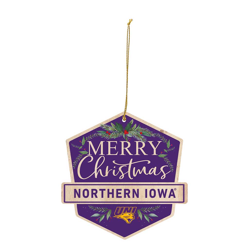 3 Pack Christmas Ornament Northern Iowa Panthers