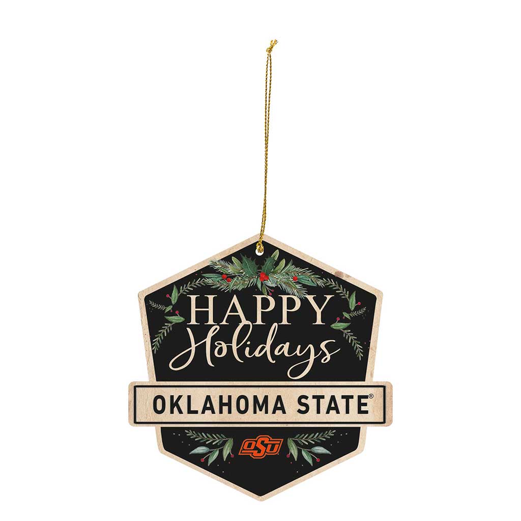 3 Pack Christmas Ornament Oklahoma State Cowboys