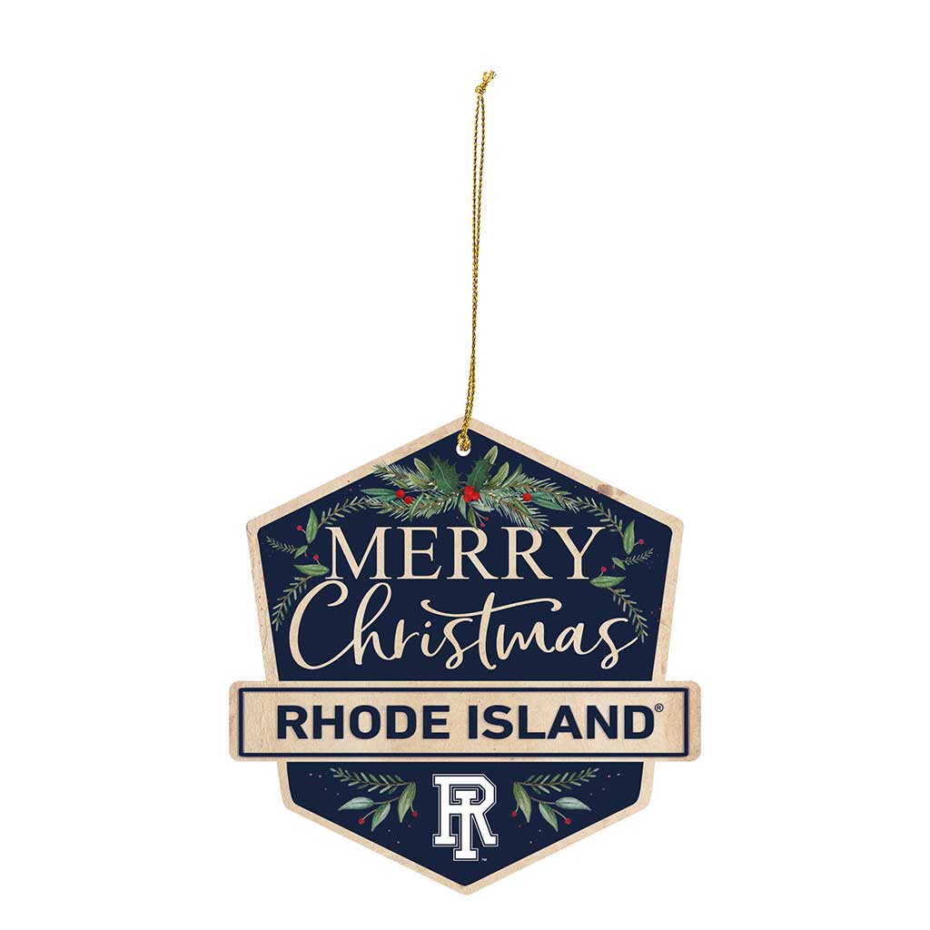 3 Pack Christmas Ornament Rhode Island Rams