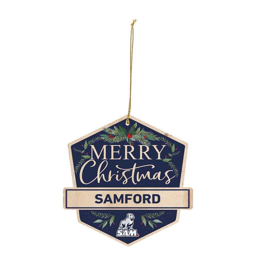 3 Pack Christmas Ornament Samford Bulldogs