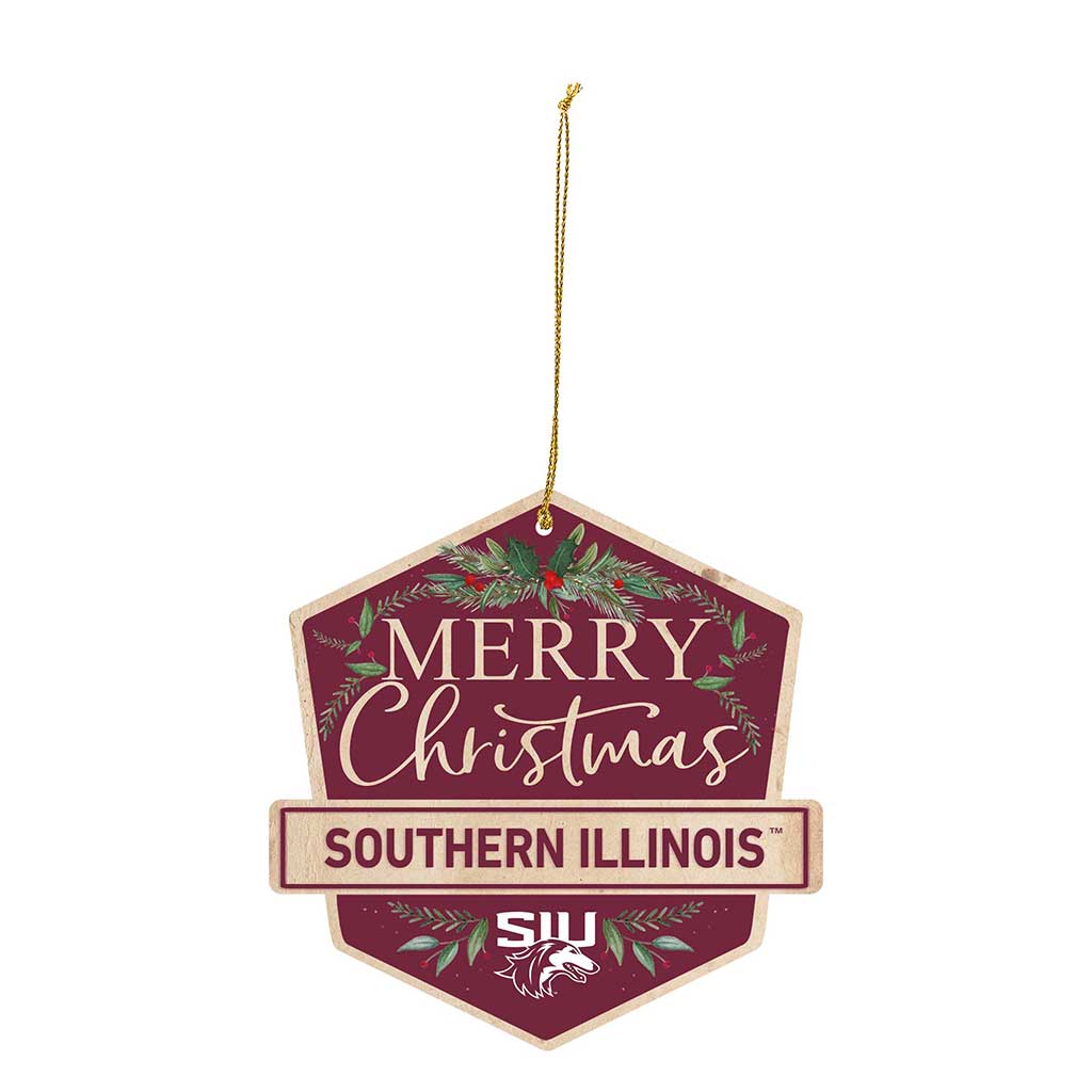 3 Pack Christmas Ornament Southern Illinois Salukis