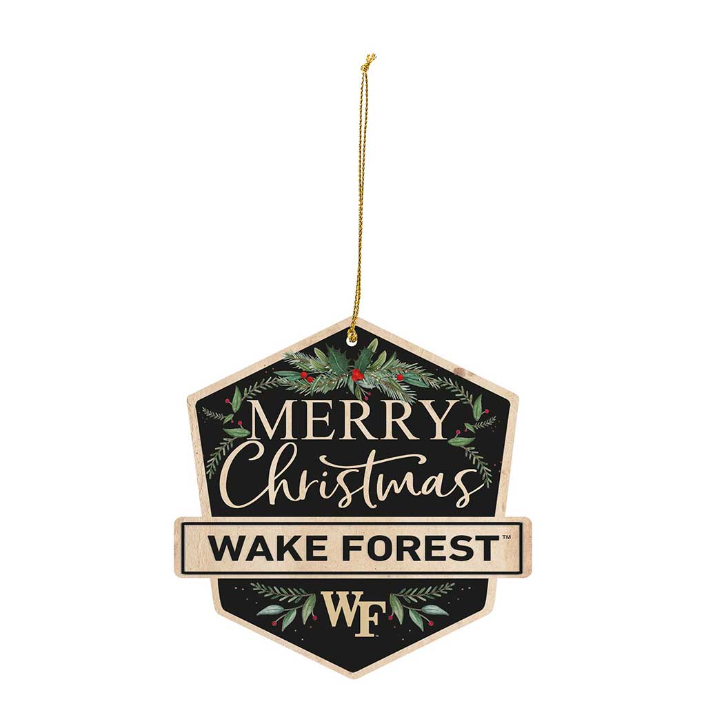 3 Pack Christmas Ornament Wake Forest Demon Deacons