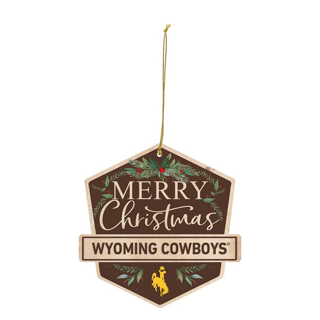 3 Pack Christmas Ornament Wyoming Cowboys