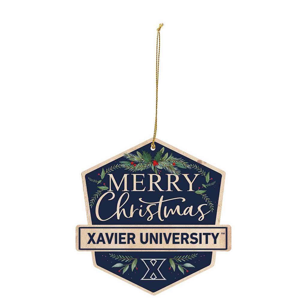 3 Pack Christmas Ornament Xavier Ohio Musketeers