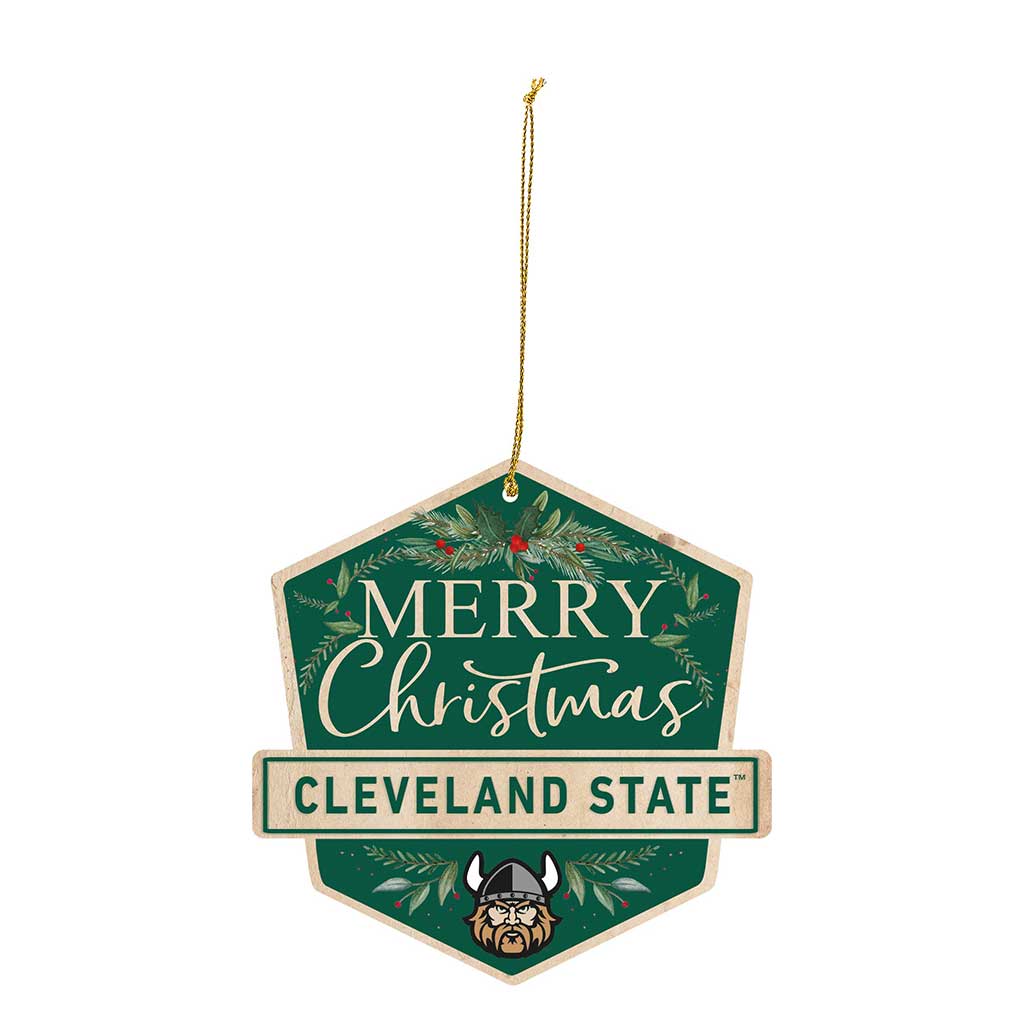 3 Pack Christmas Ornament Cleveland State Vikings