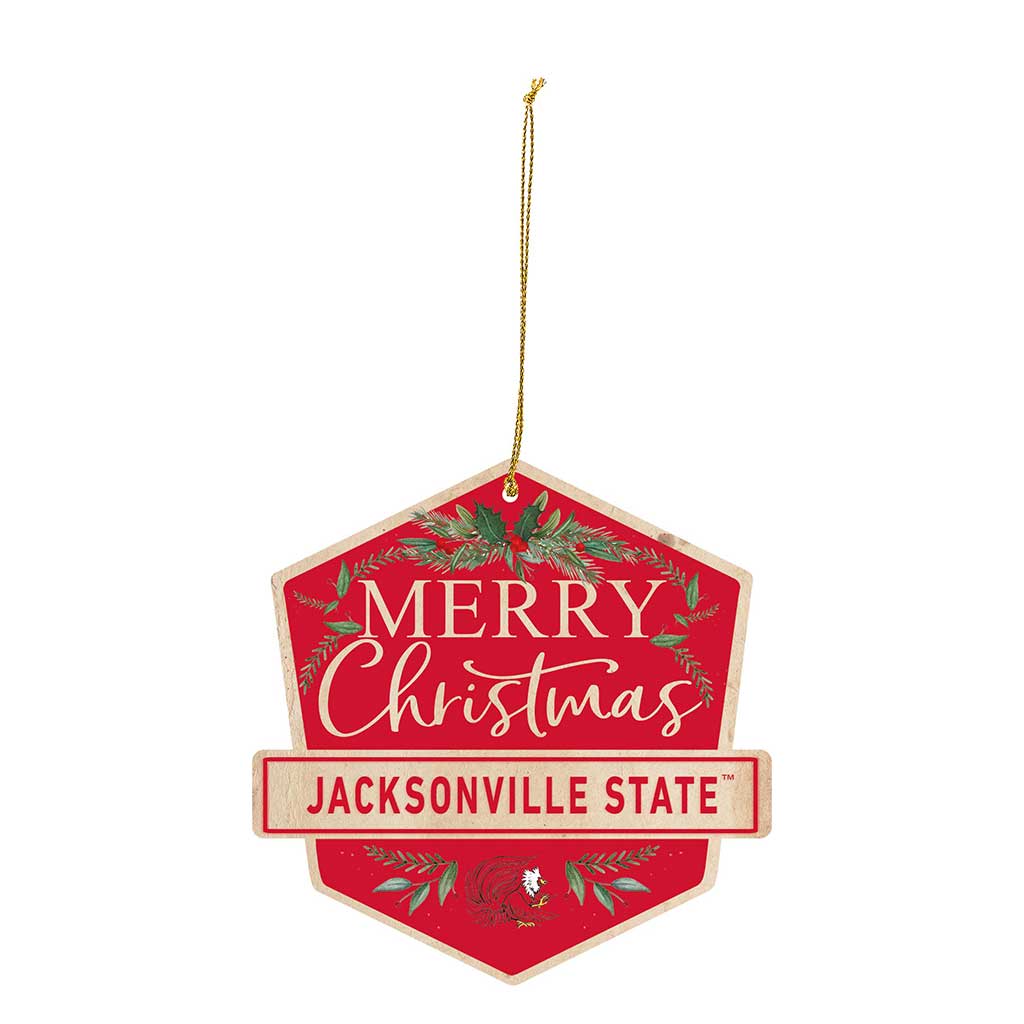 3 Pack Christmas Ornament Jacksonville State Gamecocks