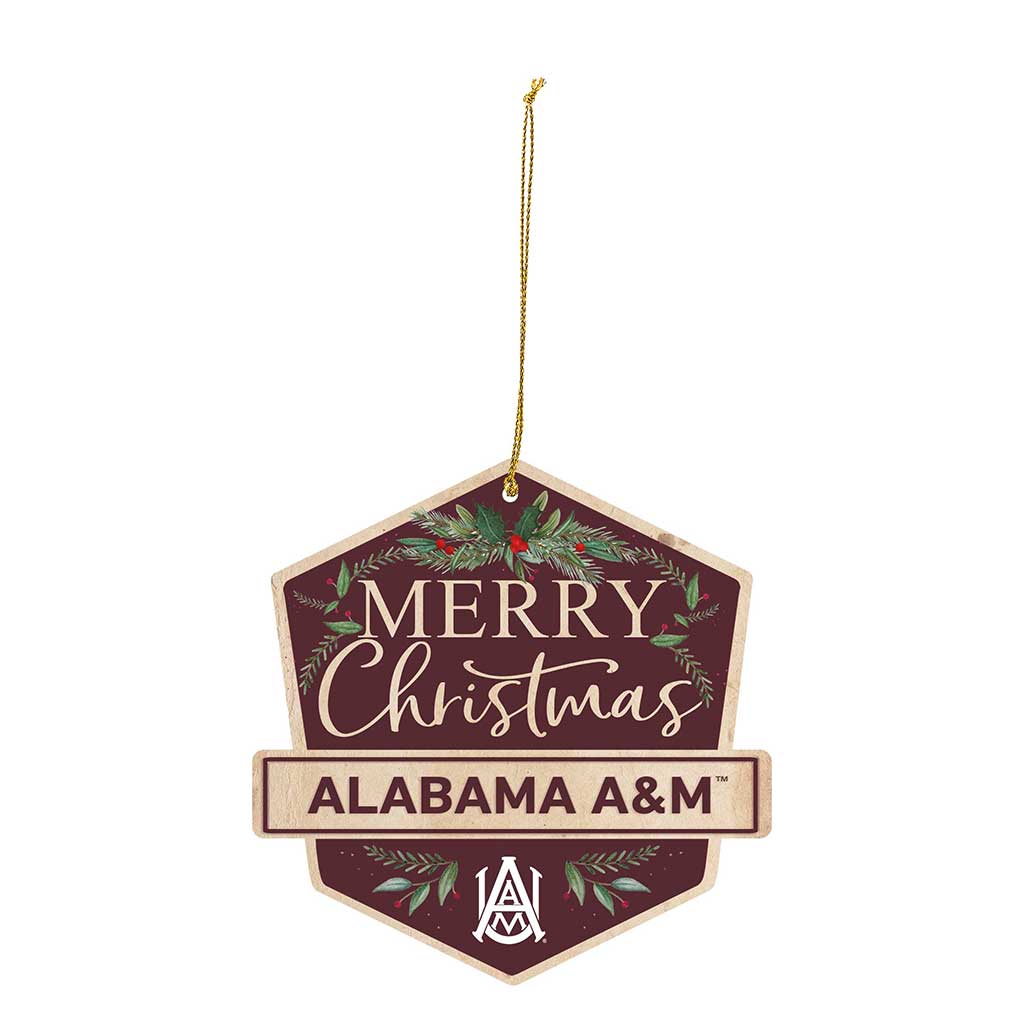 3 Pack Christmas Ornament Alabama A&M Bulldogs