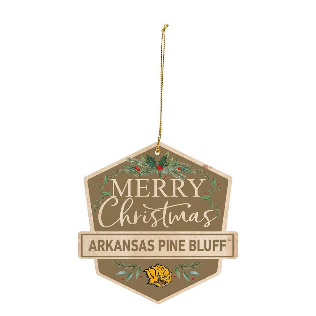 3 Pack Christmas Ornament Arkansas at Pine Bluff GOLDEN LIONS