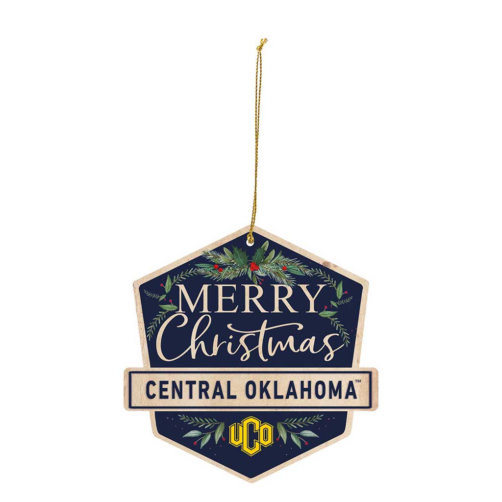 3 Pack Christmas Ornament Central Oklahoma BRONCHOS