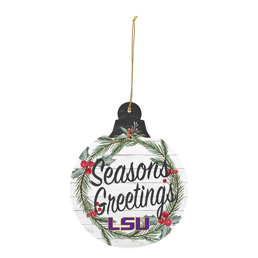 3 Pack Christmas Ornament LSU Tigers