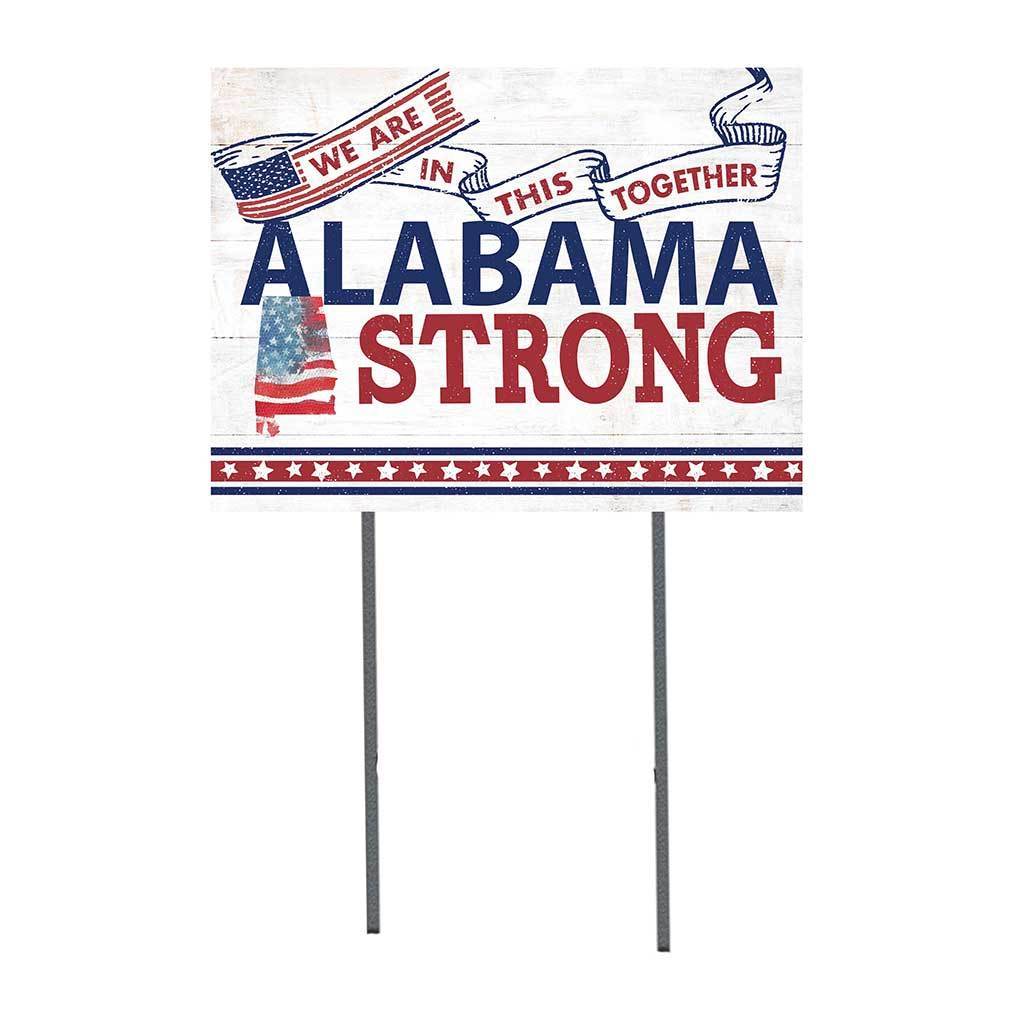Alabama Strong Lawn Sign