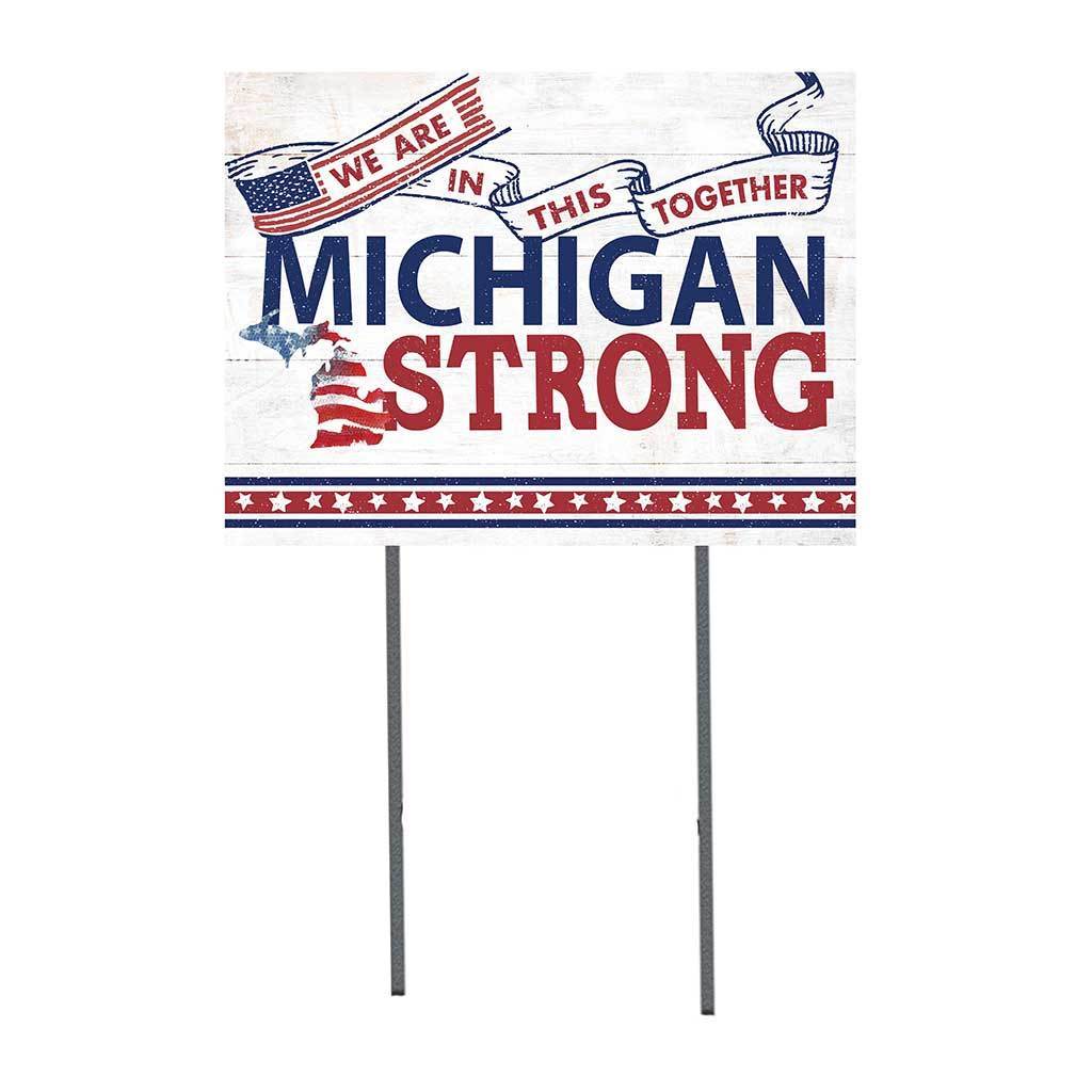 Michigan Strong Lawn Sign