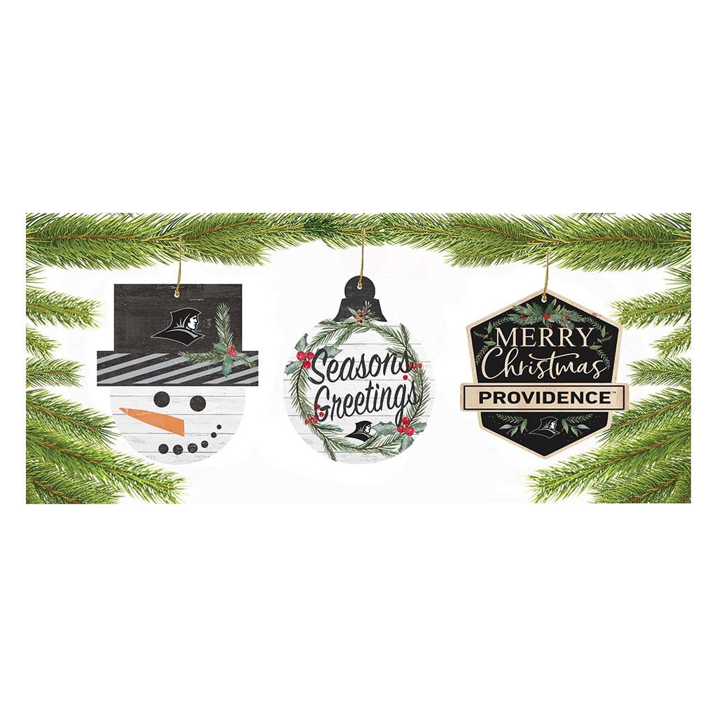 3 Pack Christmas Ornament Providence Friars