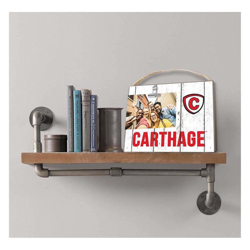 Clip It Weathered Logo Photo Frame Carthage College Red Men/Lady Reds