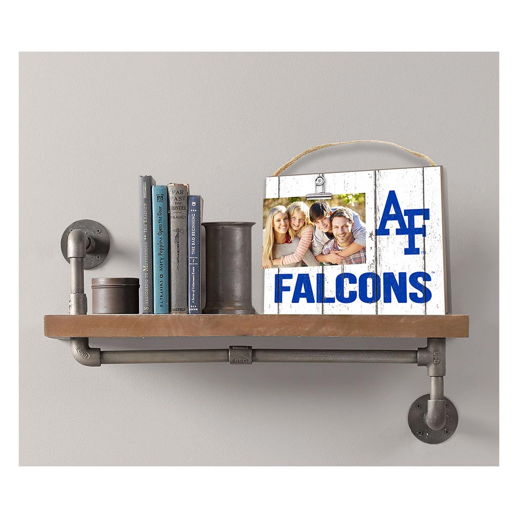 Clip It Weathered Logo Photo Frame Air Force Academy Falcons