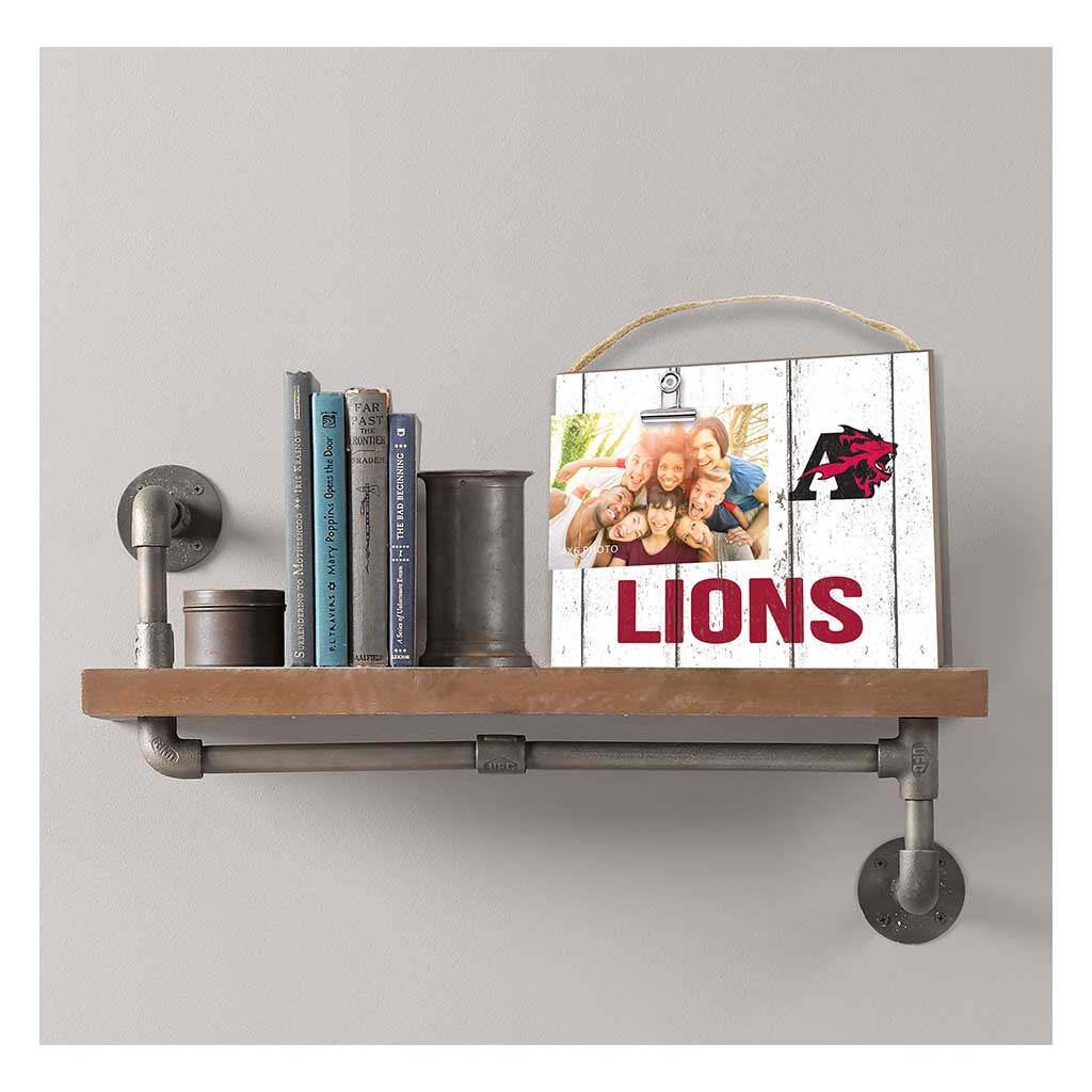 Clip It Weathered Logo Photo Frame Albright College Lions