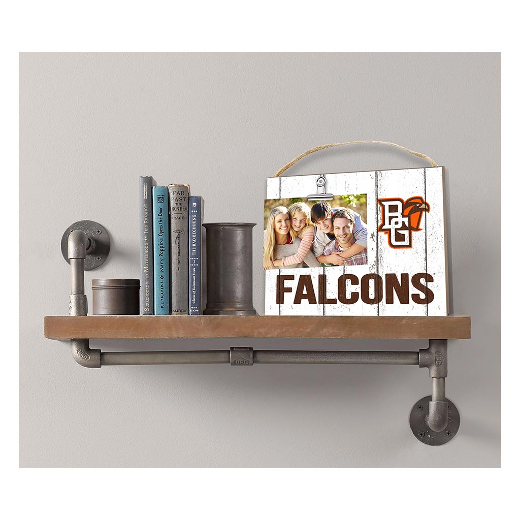 Clip It Weathered Logo Photo Frame Bowling Green Falcons