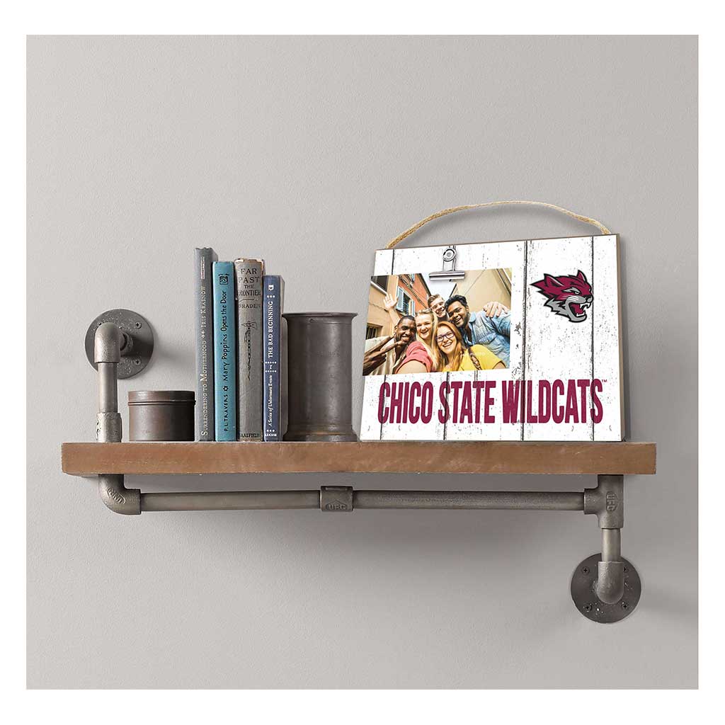 Clip It Weathered Logo Photo Frame Chico State Wildcats