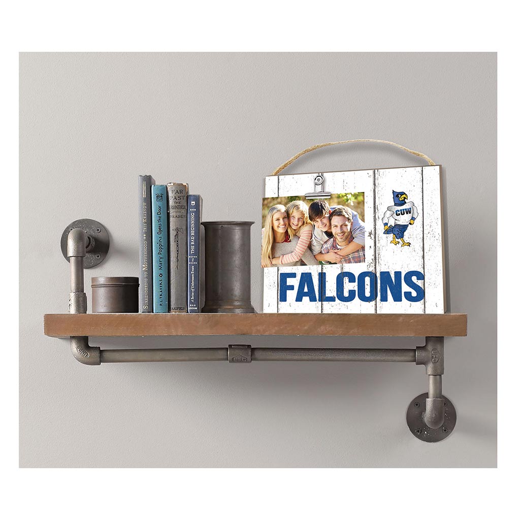 Clip It Weathered Logo Photo Frame Concordia Univ (WI) Falcons