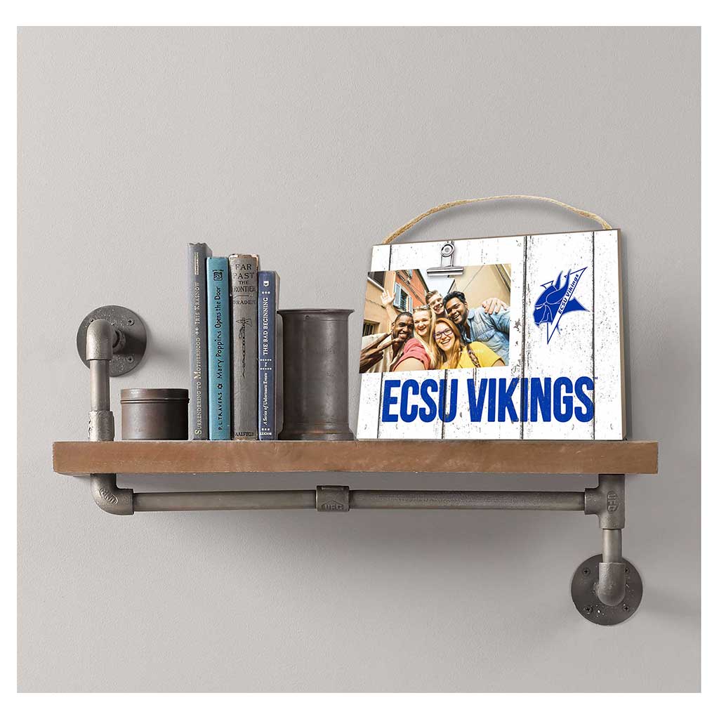 Clip It Weathered Logo Photo Frame Elizabeth City State Vikings