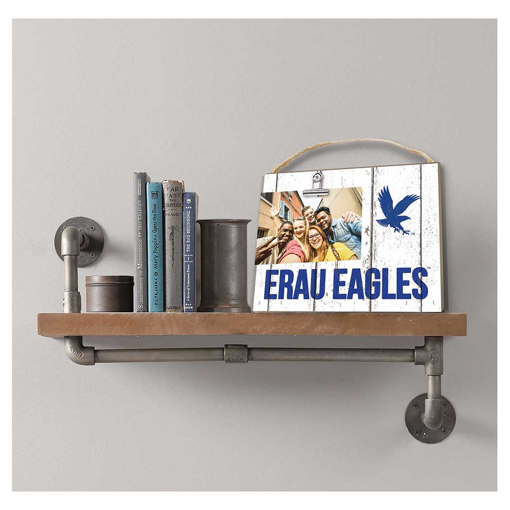 Clip It Weathered Logo Photo Frame Embry-Riddle Aeronautical Prescott Eagles