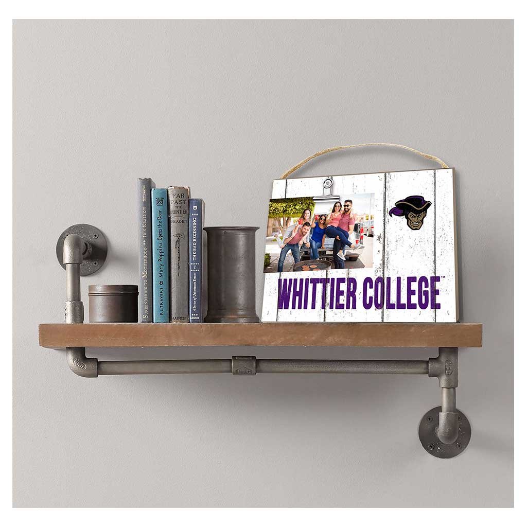 Clip It Weathered Logo Photo Frame Whittier College Poets