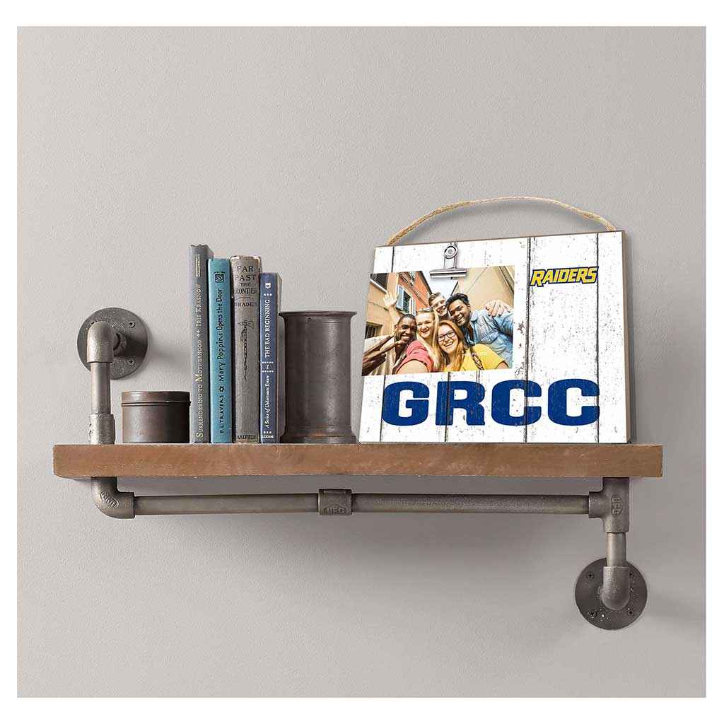 Clip It Weathered Logo Photo Frame Grand Rapids Community College Raiders